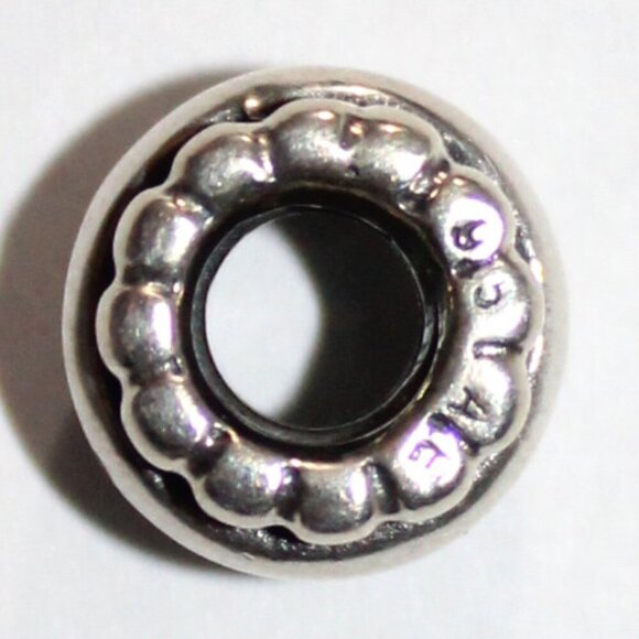 Pandora Sterling Silver Dot Line Spacer Charm 790175 - Picture 4 of 6